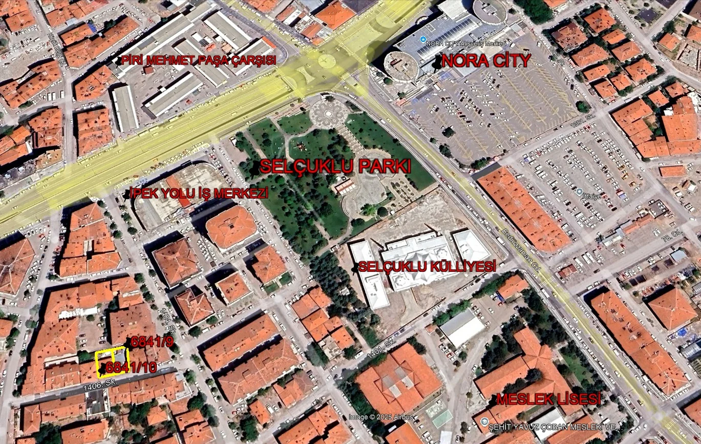 ŞEHRİN MERKEZİNDE TİÇARİ PARSELLER